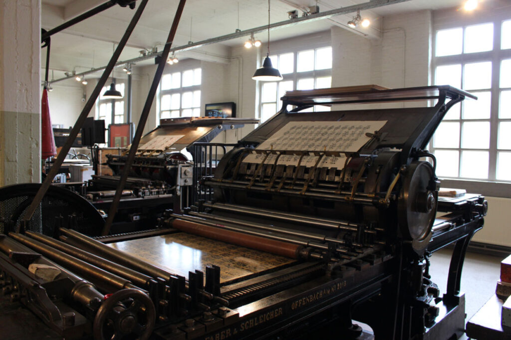 antique wide format printer