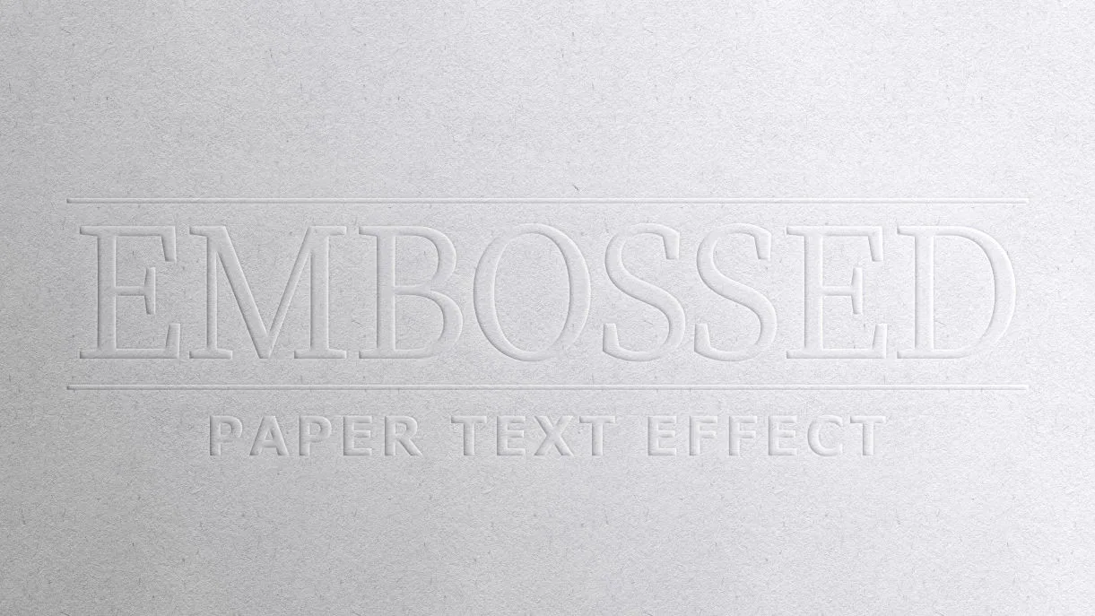 placeholder design for embossed printing